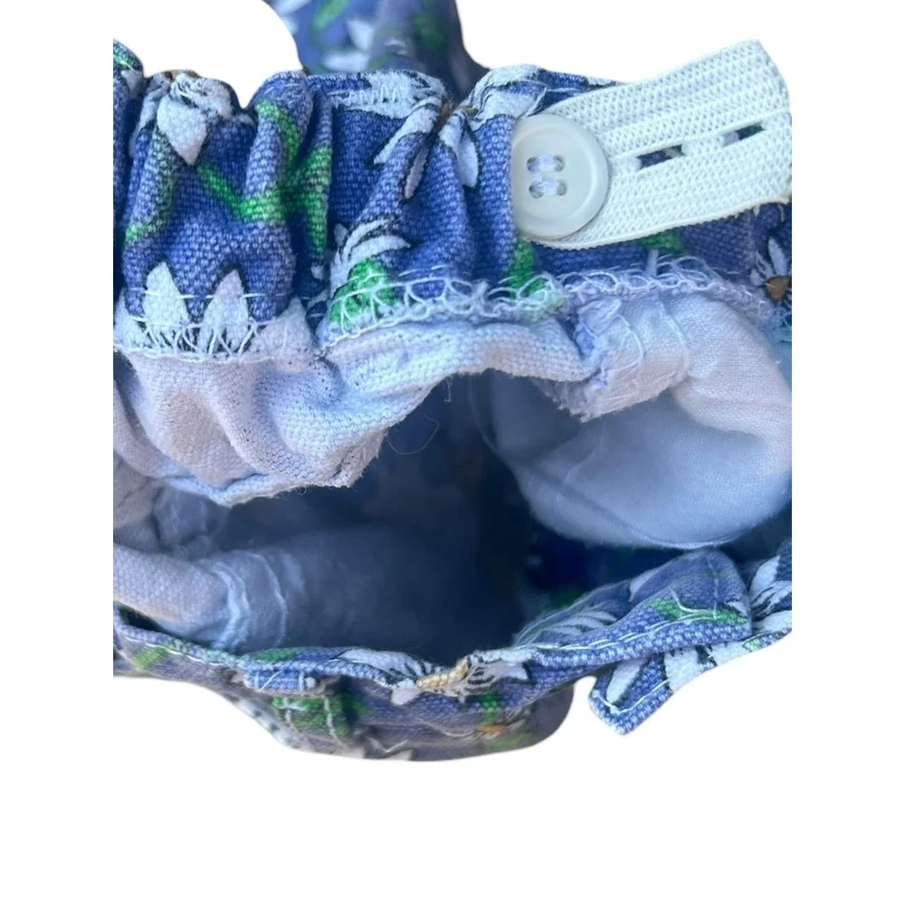 VTG Guess Floral Daisies Baby Toddler Denim Skirt Size 3T Cotton HTF Made in USA